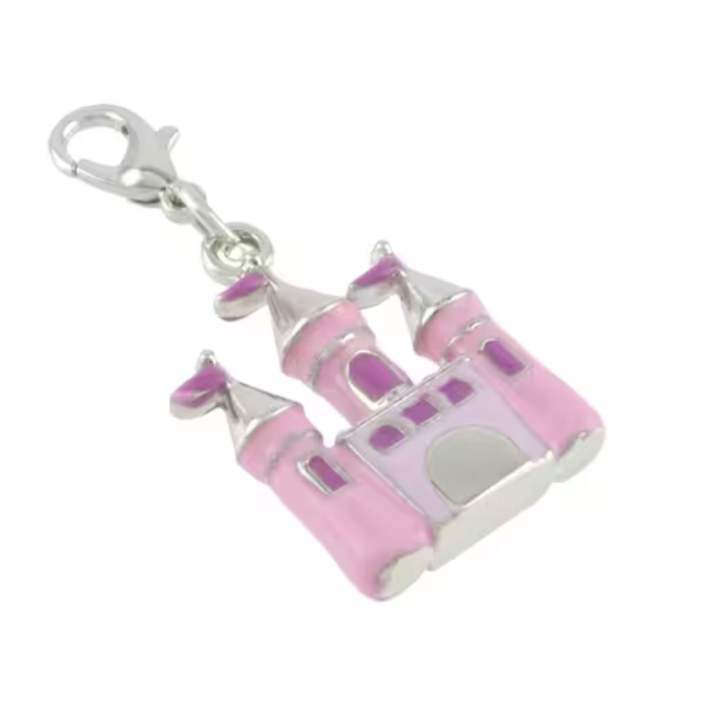 Pink & Purple Princess Castle Charm